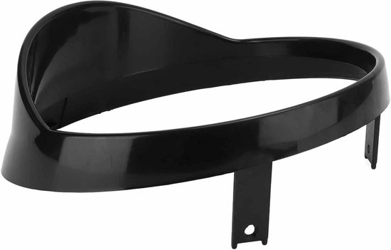 Vervanging Motorfiets Koplamp Cover Blokkeren Rand voor Vespa GTS 250 300 2018-2021 (Zwart)