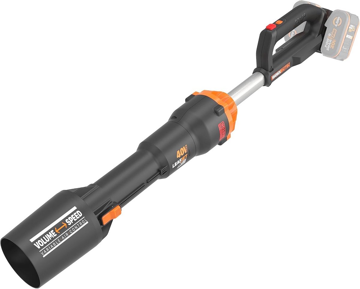 Accu-bladblazer 40V - Compacte en krachtige bladblazer zonder accu en oplader