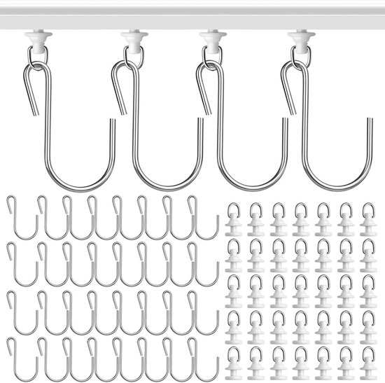 3-delige set jaloeziestangen met 3 haken en handgrepen, onderhoudsaccessoires voor verticale jaloezieën, jaloezieopener, geschikt voor jaloezieën en gordijnen