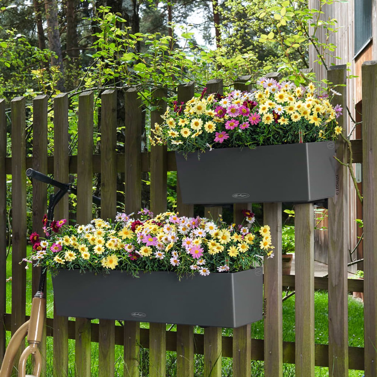Lechuza Balconera Color 80 - Jardinière - avec pot intérieur amovible