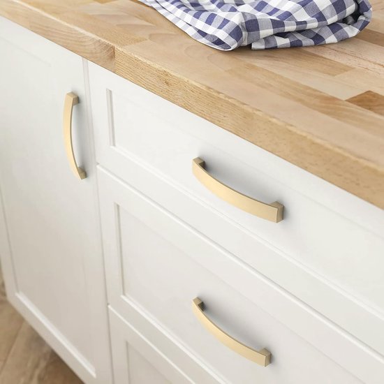 Furniware 10 stuks kasthandvat,Deurgrepen 192mm Gat Pitch, keukenkast
