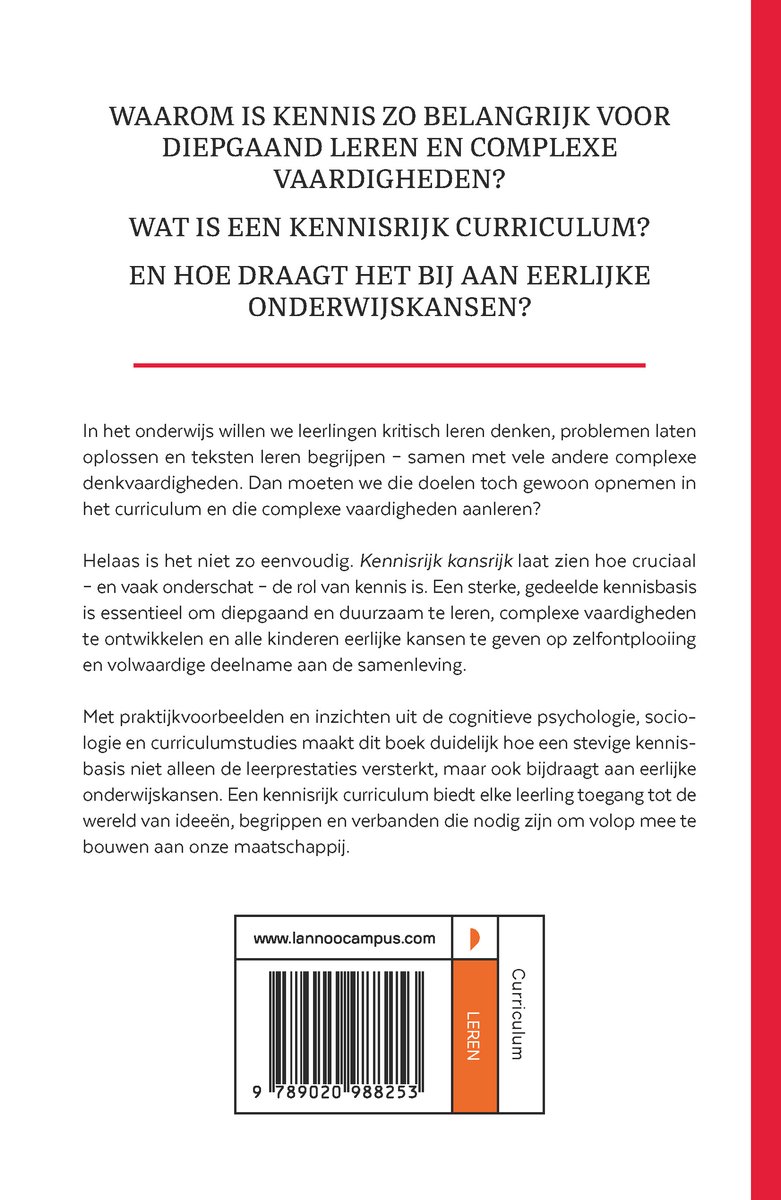 Kennisrijk kansrijk - back cover