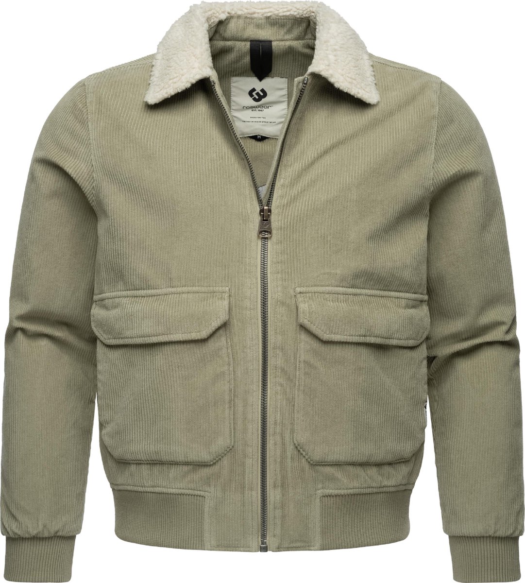 Ragwear heren ribfluwelen jas Aviss