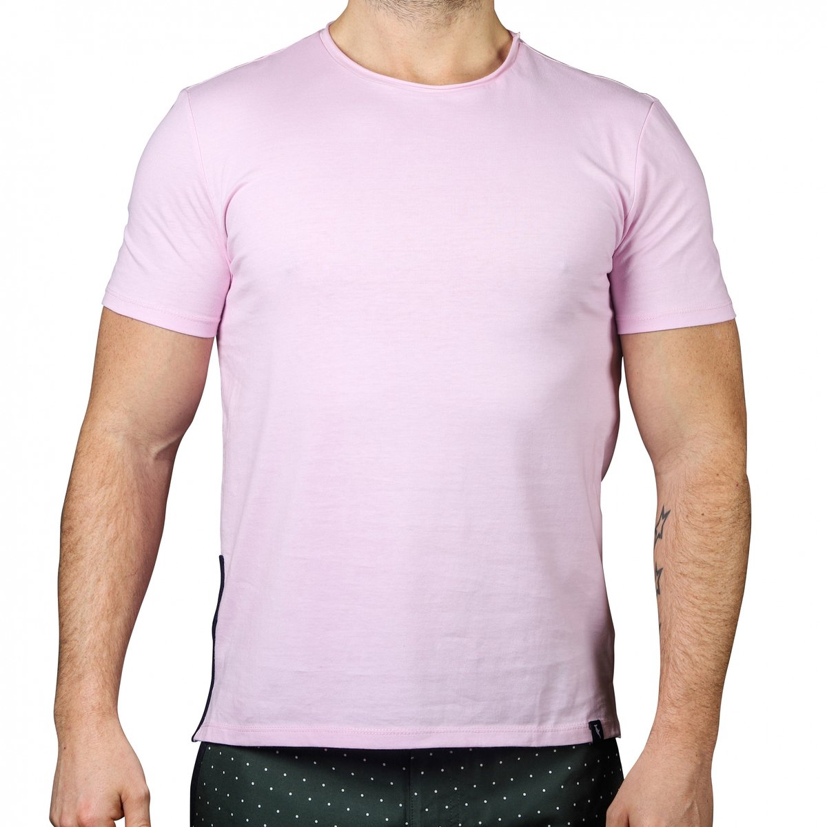T-shirt Heren Sanwin - Roze - Maat L