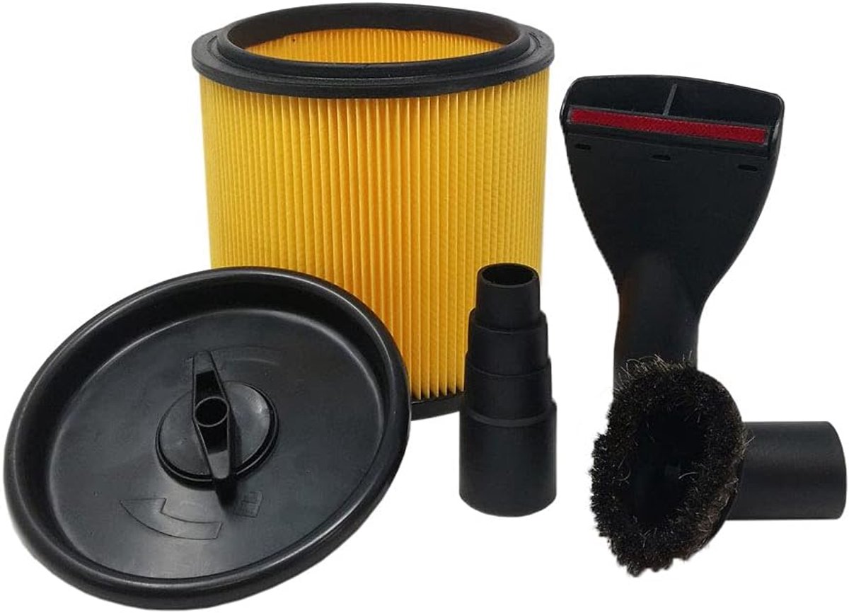 Vouwfilter en Mondstuk Set voor Nat/Droogstofzuiger 1500