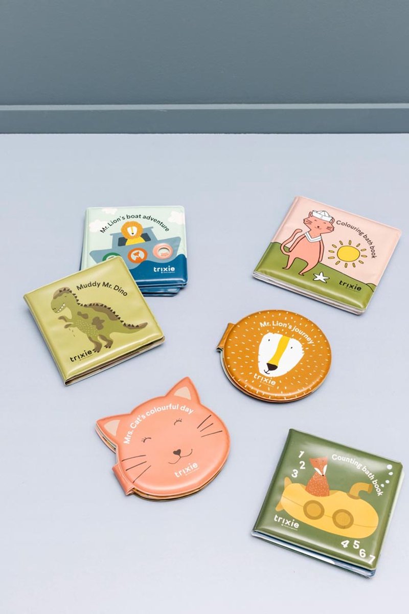 Trixie Badboekje Mr. Lions Holiday - Waterboekje voor Baby's - Badspeelgoed vanaf 6 Maanden - Kleuren Leren — cadeau in Spellen & Speelgoed - foto 2