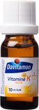 Flesje Davitamon Vitamine K Olie 10 ml met doseerpipetje.