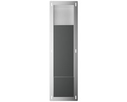 Saqu Essential inbouwbox reserverolhouder 20,8x14,2x74cm rvs