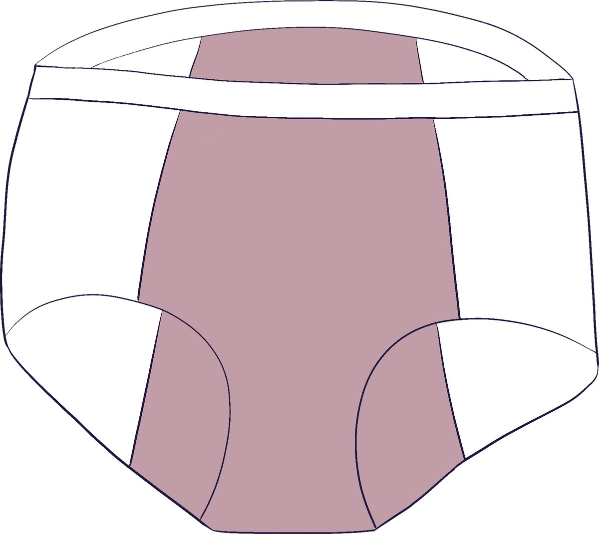 Cheeky Pants Feeling Cosy - Menstruatieondergoed - Maat 38-40 - Bamboe - Lekvrij - Comfortabel - Zero Waste
