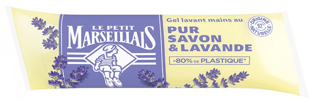 Le Petit Marseillais Handwasgel Pure Zeep en Lavendel Navulling 250 ml