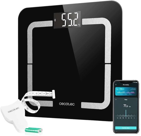 Trilplaat, fitness trilplaat, 200 W, 5 programma's, bluetooth-luidspreker, lcd-display, maximale belasting 120 kg