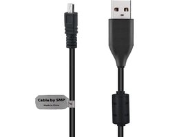 OneOne 0,8m USB kabel AV / datakabel. Voor enkele camera's als oplaadkabel past op Nikon Coolpix S01, S02, S10, S100, S1000pj, S1100pj, S1200pj, S200, S202, S203, S205, S210, S220, S230, S2500, S2550, S2600, S2700, S2750, S2800, S2900, S30, S31