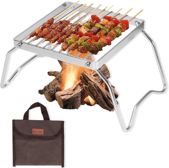 910 X 25 Mm X-Marks Vuurkorf Grillrooster, Opvouwbaar Rond Grillrooster Zwaar Uitgevoerd Stalen Kampvuur Bbq Grillrooster Met Handvat En Steun P 010269402743