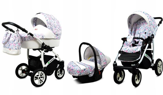 BabyLux Kinderwagen 3in1