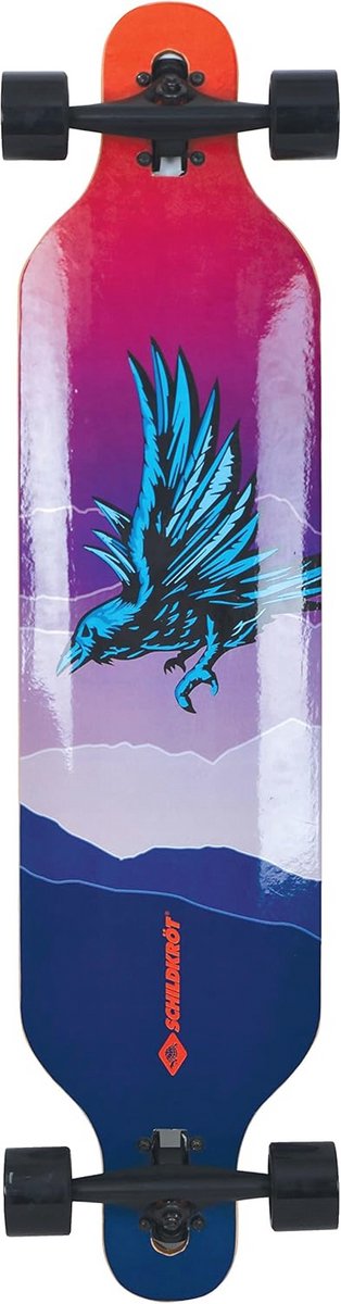 Freeride Longboard 41 inch Compleet Board met Drop-Through en ABEC-11 Kogellagers