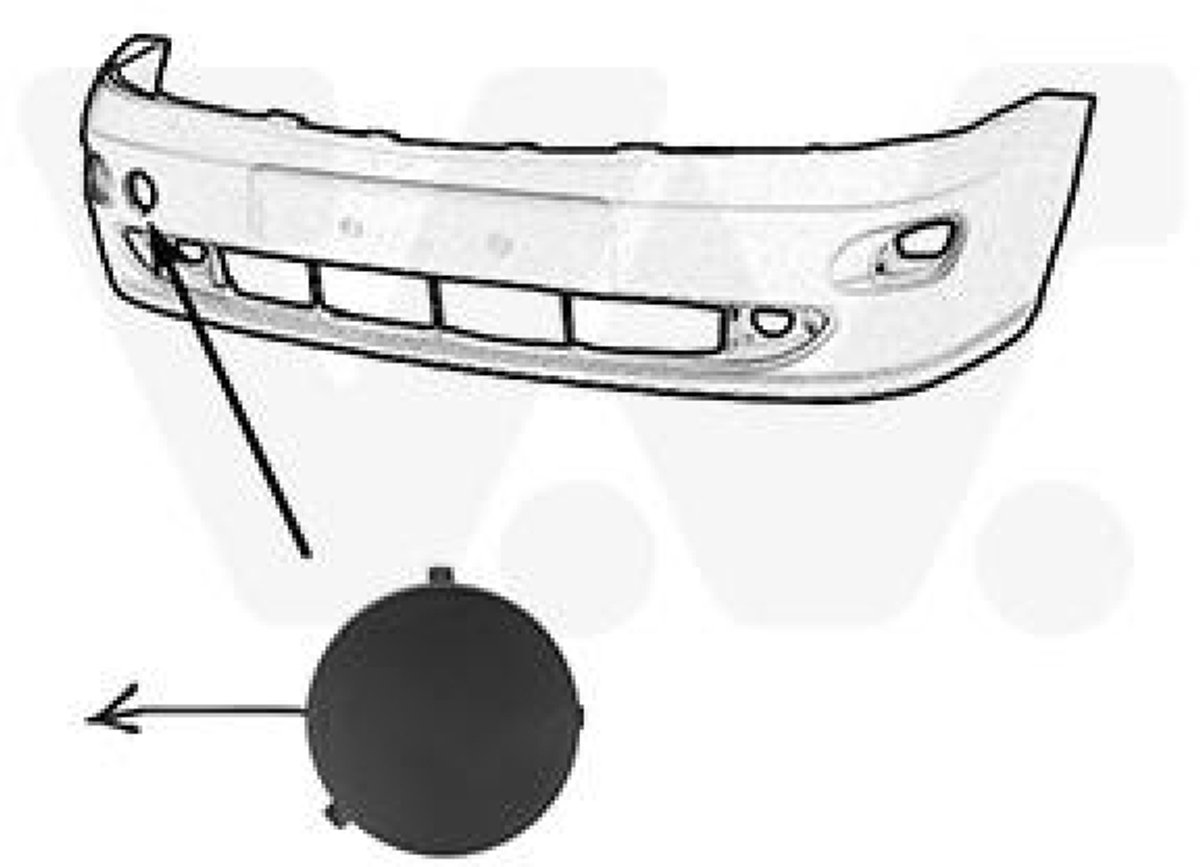 Van Wezel - BUMPERLIJST VOOR FORD FOCUS 1998-2004 1107426