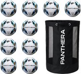 Panthera - Ballons de football en Kunstgras - École Campo - Set de 10 - Sac à ballons inclus - Taille 5 - Jouer au football
