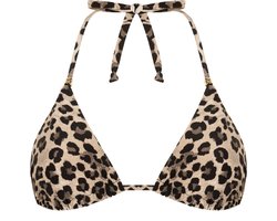 Hunkemöller Triangel bikinitop Animalia Bruin S
