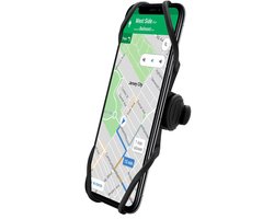 Celly Swipe Telefoonhouder - Fiets - Swipe-up en Face-ID functies - Zwart
