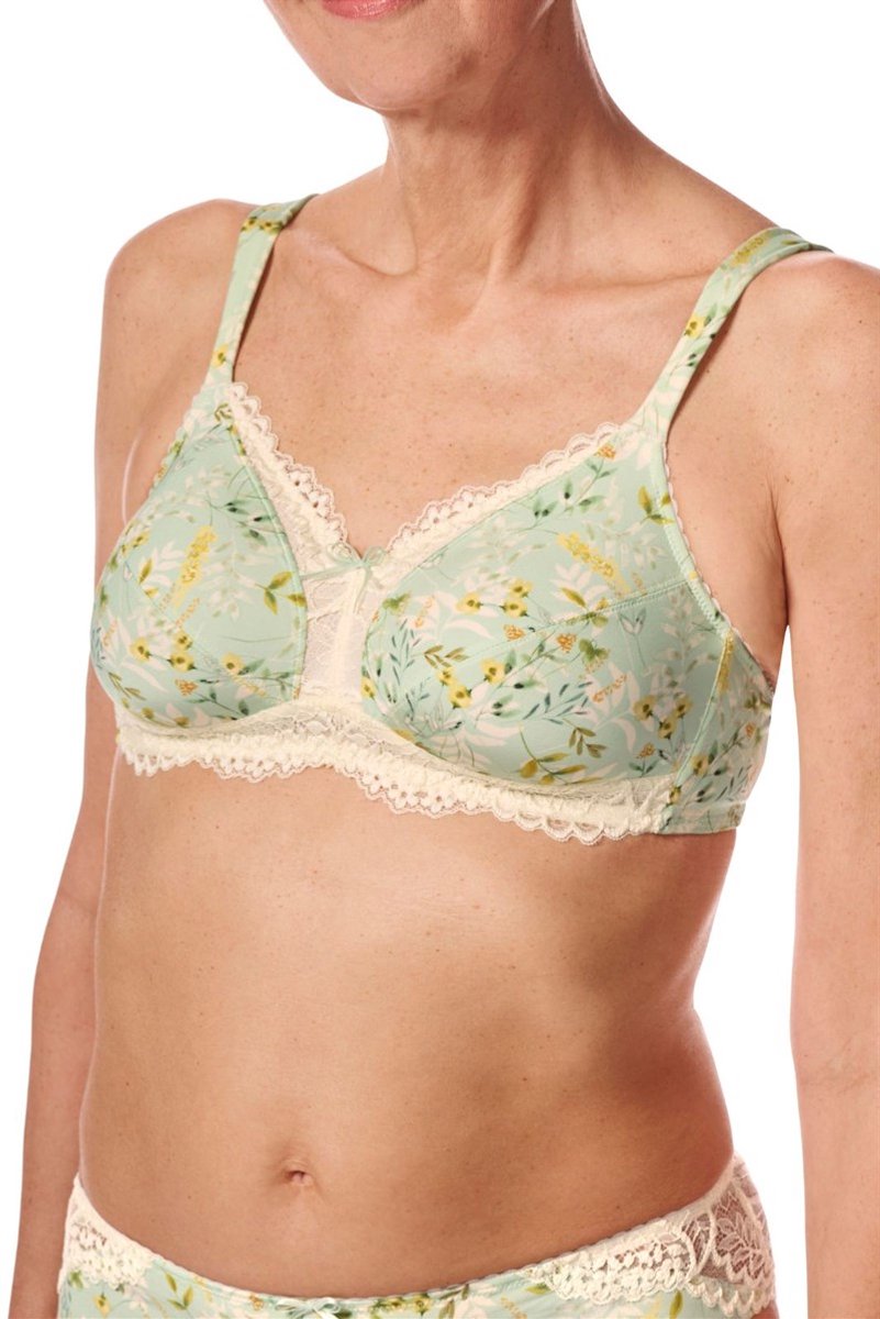 Amoena Kalina BH Zonder Beugel Mint/Multi Groen
