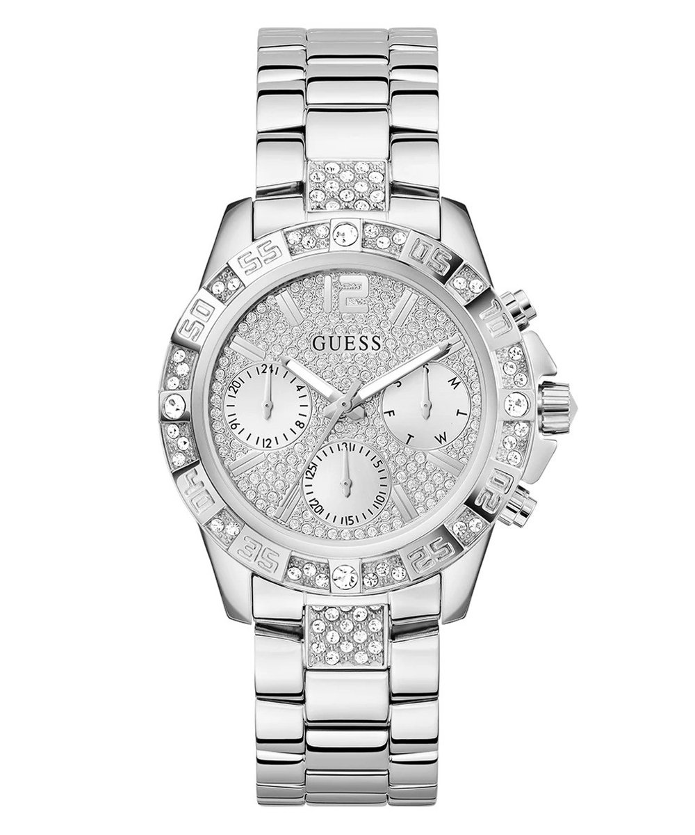 Guess Majesty GW0771L1 Horloge - Staal - Zilverkleurig - Ø 40 mm