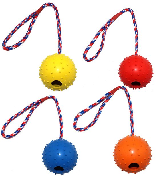 2 stuks hondenballen speelgoed voor agressieve kauwers, 3