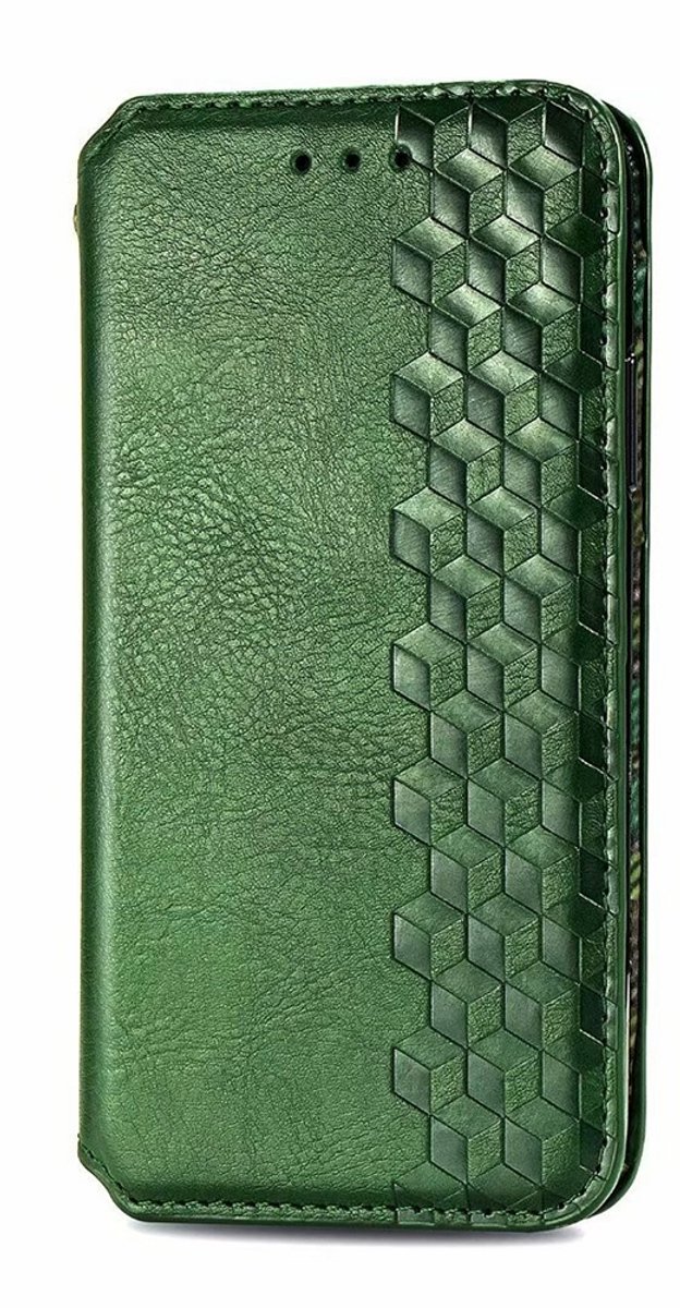 Hoesje geschikt voor Samsung Galaxy A26 - Bookcase - Pasjeshouder - Portemonnee - Diamantpatroon - Kunstleer - Groen