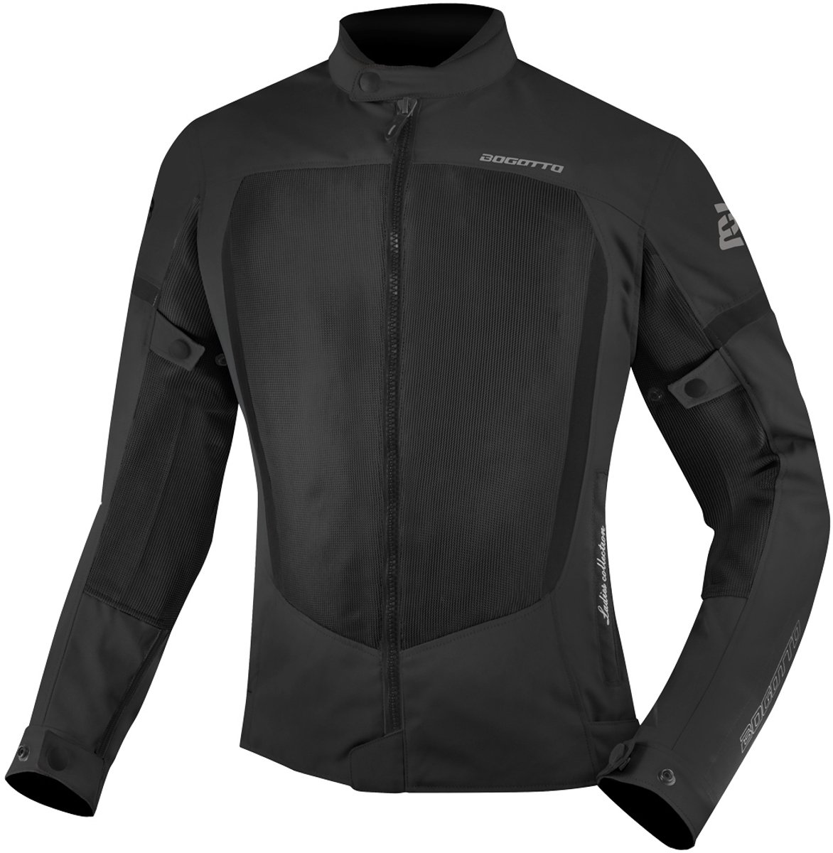 Bogotto Alastor Dames Zwart Textiele Motorjas - Jas