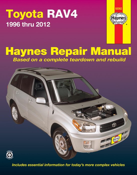 Toyota RAV4 Automotive Repair Manual - cover