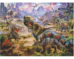 foto van Ravensburger puzzel Gigantische dinosauriÃƒÂ«rs - Legpuzzel - 300 stukjes