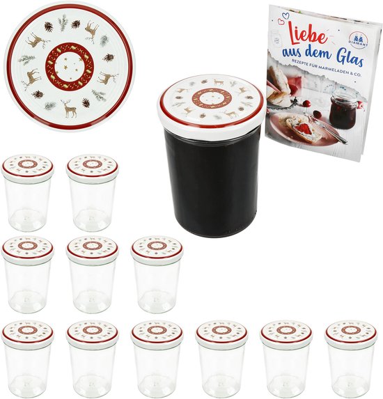 20er Set Deckel To 82 Tinta Oro Adatto Per 230 ML/350 ML/435