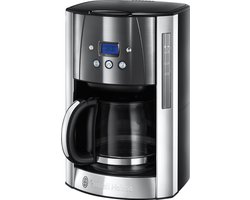 Russell Hobbs 23241-56 Luna Moonlight Grey - Filterkoffiezetapparaat met glazen kan - Grijs
