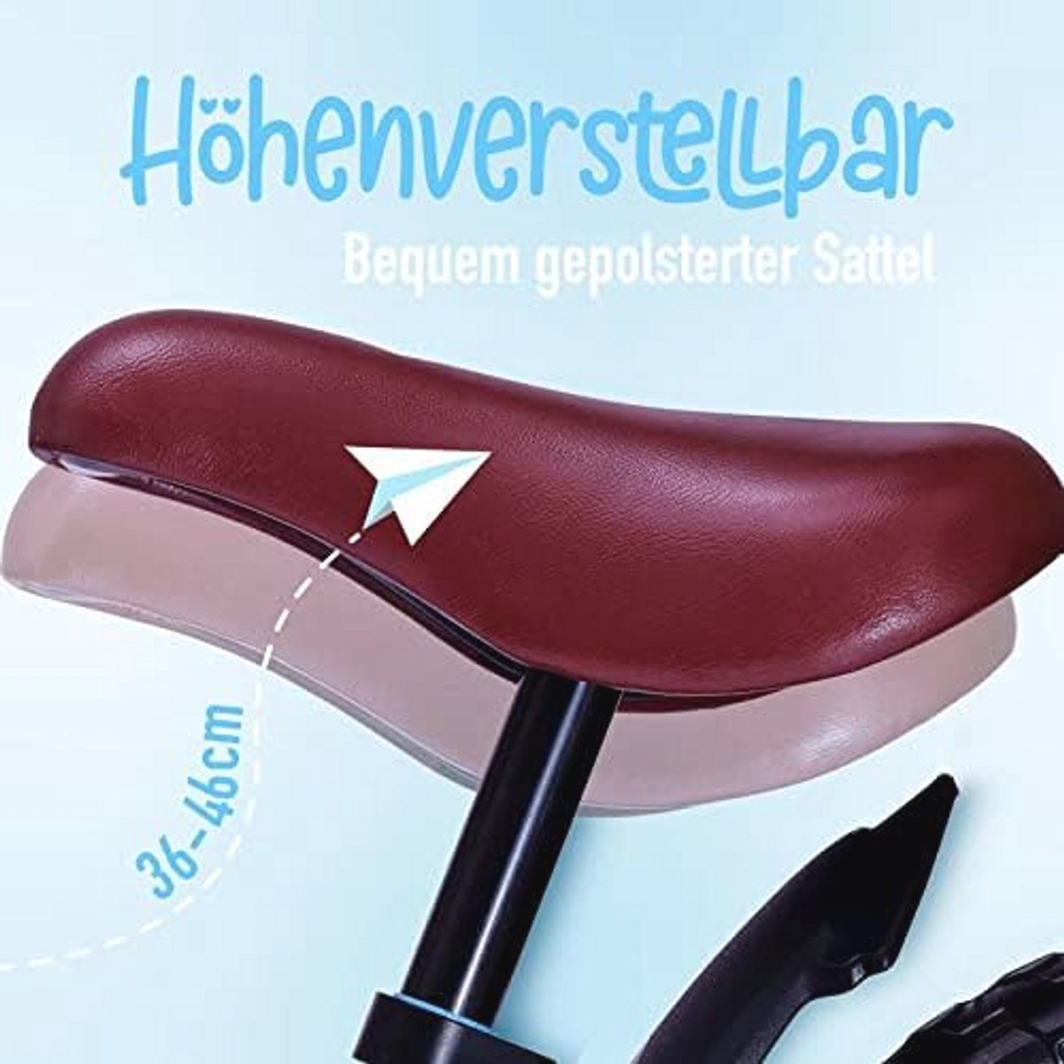 Veilige en Lichtgewicht Kinderloopfiets 12 inch - Ergonomische en Robuuste Loopfiets voor Peuters