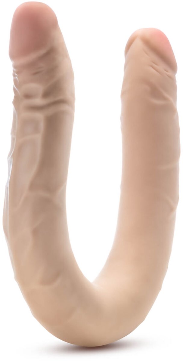 Dr Skin - Dr. Skin Plus 16,5” Buigzame Dubbele Dildo Beige