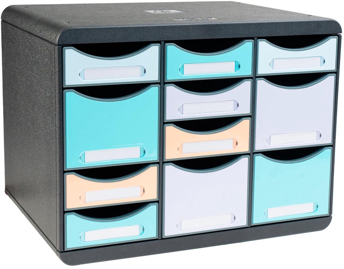 Exacompta Ladenblok Storebox Multi 11 laden Aquarel - Geassorteerd - 3132796D