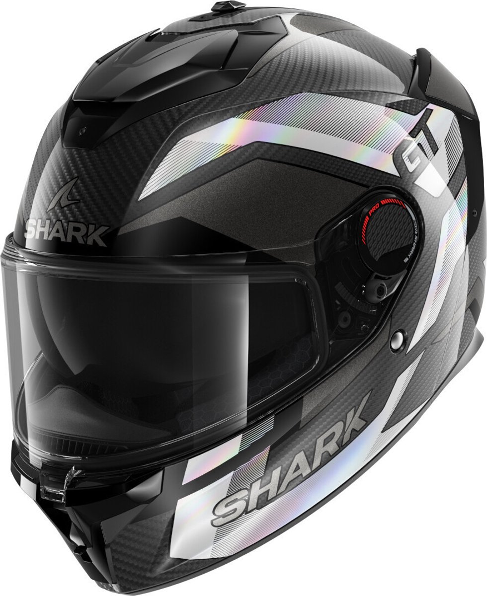 Shark Spartan GT Pro Ritmo Carbon Zwart Zilver Integraalhelm - Maat L - Helm