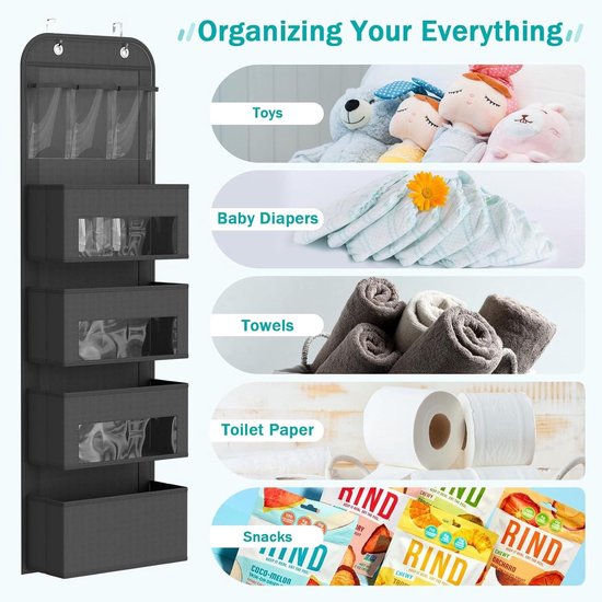 Umbra - Hangmatmodel - Organizer - 3 Vakken - Voor  Zonne Bril Horloge En Juwelen 18 X 12 X 15 Cm
