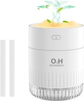 Bol.com Mini-luchtbevochtiger met Koude Stoom voor Planten - Oplaadbaar - Voor Slaapkamer Reizen Kantoor en Thuis met Nachtlampje aanbieding
