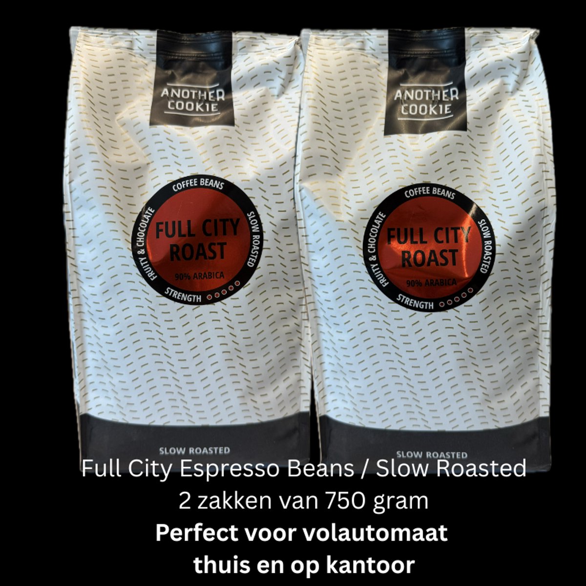 Goedkoopste Another Cookie - Full City Roast Koffiebonen - Voor lungo & espresso - Perfect in je volautomaat thuis en op kantoor - 2x 750 gram - Proefpakket