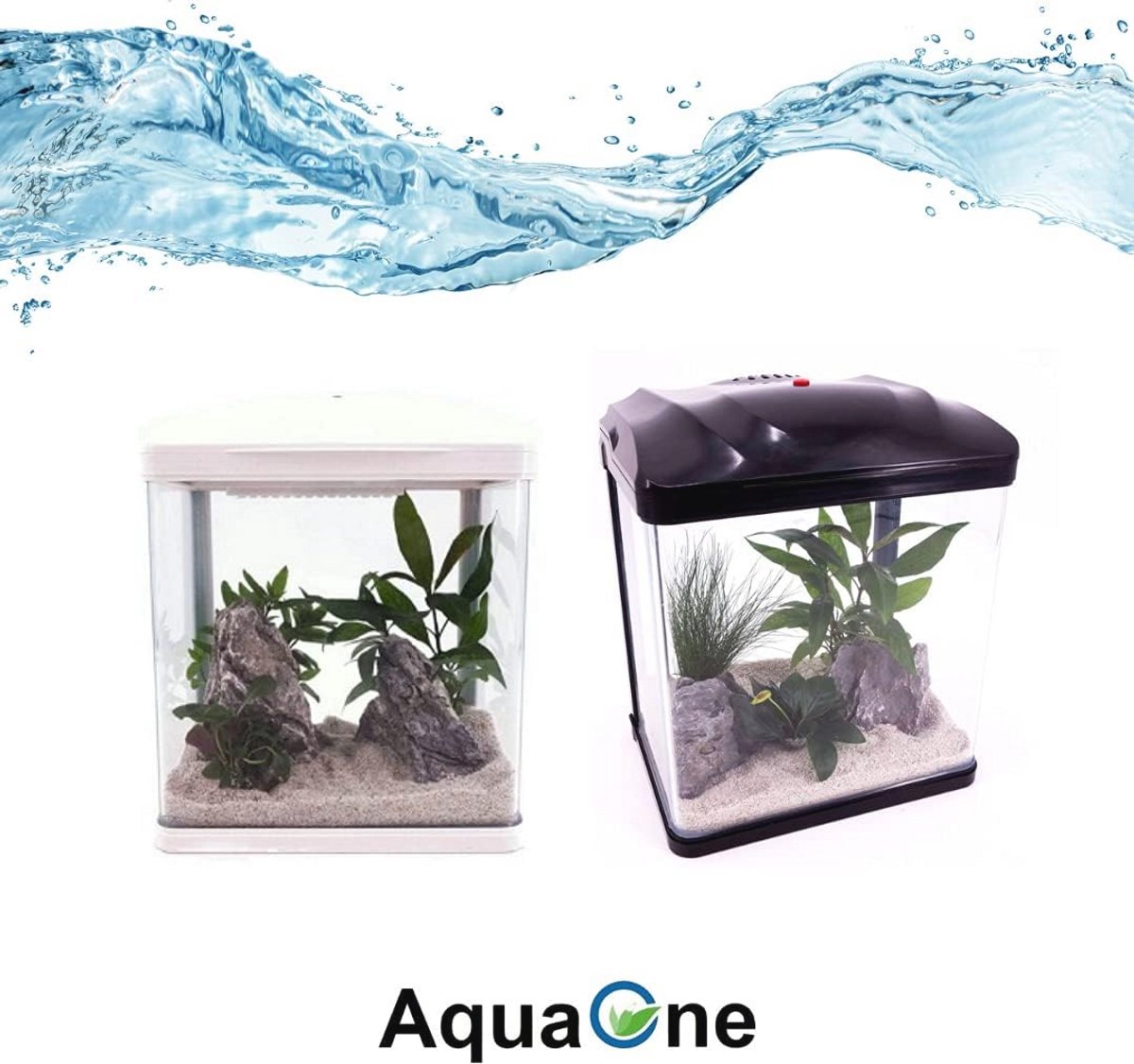 Complete Aquarium Set LED 7L met verlichting en filter