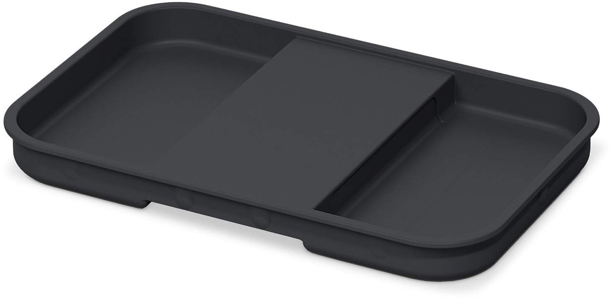 Ninka eins2vier Deksel voor 4., 2 L / 5,5 L / 8 L afvalbak 214 x 140 x 17 mm donkergrijs