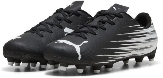 Chaussures de sport unisexes PUMA ATTACANTO II FG /AG Jr - Noir Puma- White Puma