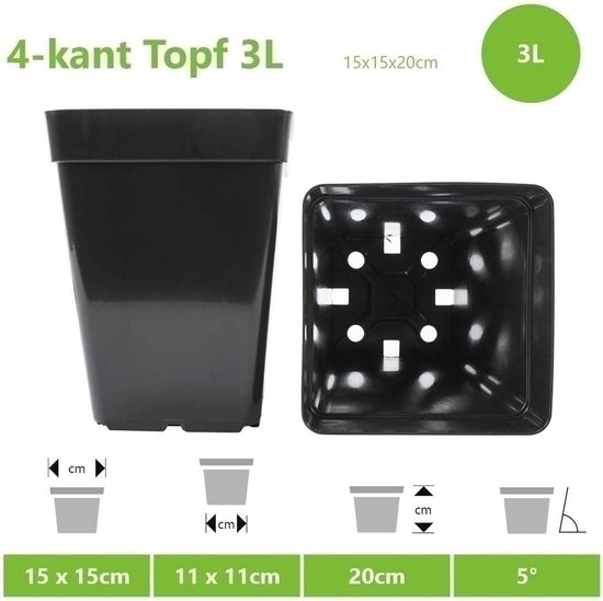 LECHUZA Bloempot Classico Color Deco Kunststof roze 14 cm H 15,2 cm