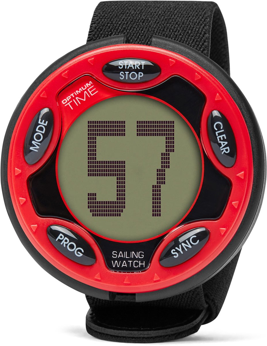 Optimum OS1456R Starthorloge USB Oplaadbaar Rood - afbeelding 2