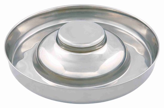 Trixie Hondenvoer- En Drinkbak Puppy 4 Liter Rvs 38 Cm Zilver