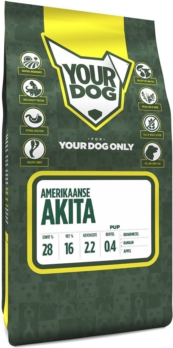 Yourdog Yourdog amerikaanse akita pup - 3 KG