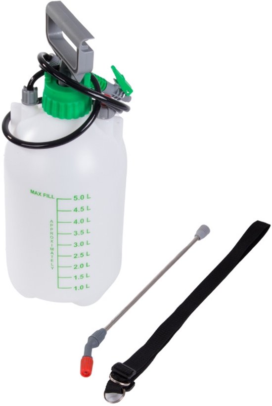 Handdrukspuit 8L - Tuinspuit met Schouderriem en Verstelbare Sproeikop - Ideaal voor Tuin en Balkon - rugspuit - rugsproeier - 56616 van Merkloos	 — afbeelding 5