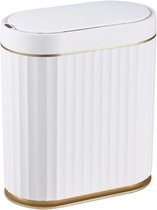 Poubelle automatique intelligente avec détecteur de mouvement - 8 litres - plastique - étroite