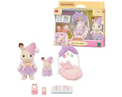 foto van Sylvanian Families 5806 Slaperige droomset broer- zus