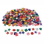 Strass stenen | 3-15 mm | Assorti kleuren en vormen | 570 stuks